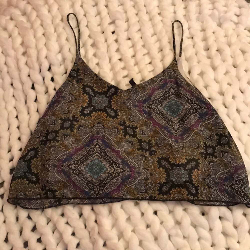 Patterned Tank Top